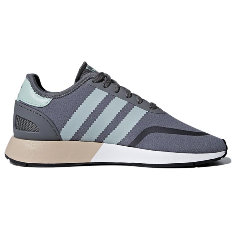 adidas N-5923 Серо-пепельно-зеленые женские кроссовки Белые AQ0266