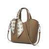 Leather Women's Bag, Solid Color, Fashionable, Commuting, High-end Feel, Casual Tote Bag, Large-capacity Handbag