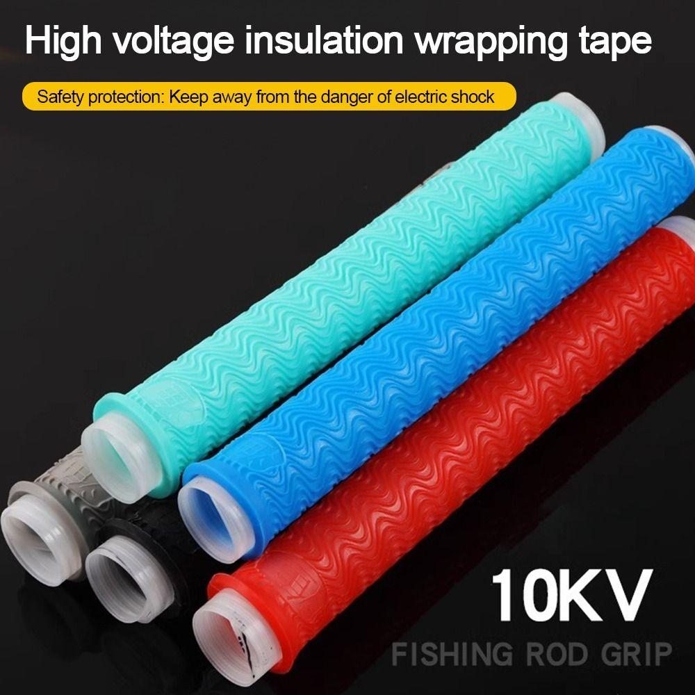 Silicone Fishing Rod Handle Wrap Non Slip Hand Pole Grips Heat Shrink Tube Fishing Rod Grip