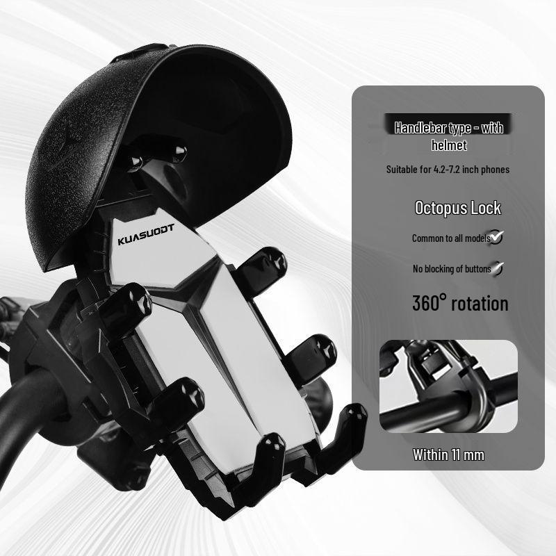 Водонепроницаемый ударопрочный держатель для телефона на мотоцикл/велосипед с козырьком для навигации
