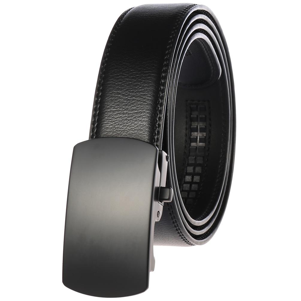 1 шт. Мужской универсальный ремень из двухслойной коровьей кожи, автоматическая пряжка Ly36-31957-1