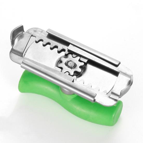 Arthritis Jar Opener Stainless Steel Lid Remover Gear Design Ergonomic Can Opener for Lids 1" to 4" Grip Easy Twist