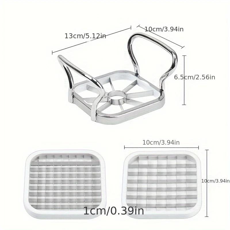 5-секционная решетка для нарезки картофеля фри, картофеля, фруктов, яблок, огурцов, редиса, кухонные принадлежности из нержавеющей стали