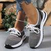 Fashion Fashion Breathable Mesh Platform Sneakers for Women Summer Lightweight Non Slip Walking Shoes Woman Comfort Slip On Casual Shoes