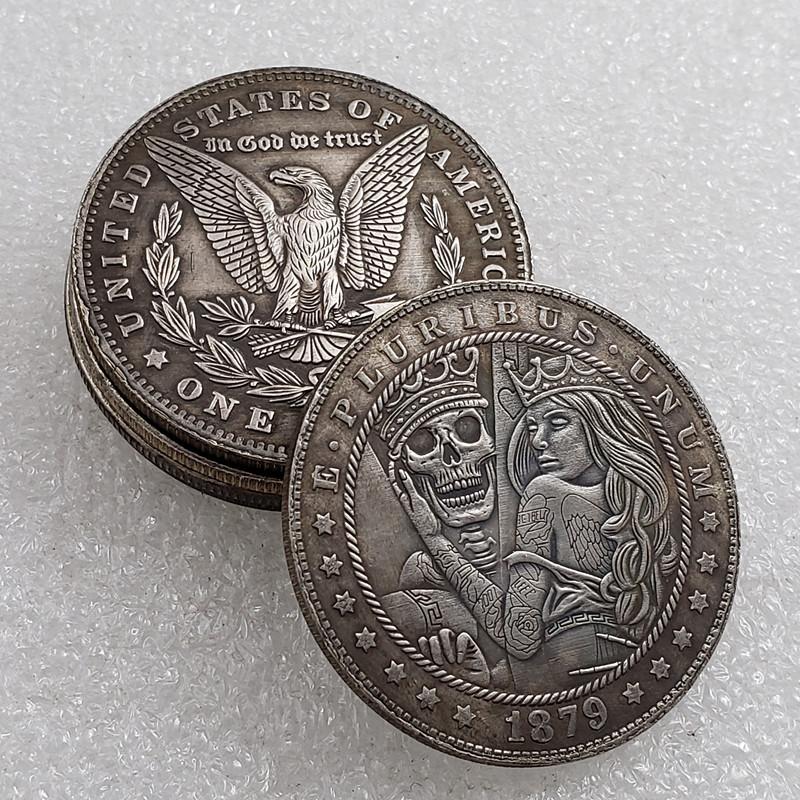 1879 HOBO США Соединенные Штаты Америки Памятные коллекционные сувениры Серебряные монеты