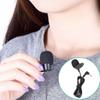 Laptop Audio Collar Clip-On Lapel Microphone 3.5mm Jack Lavalier Condenser Mic Recording Teaching