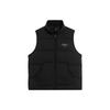 Li Ning Wade Series Solid Color Stand Collar Goose Down Vest Men Vests Black AMRT059-1