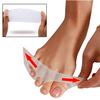 1 Pair Comfortable Feet Care Breathable Shoe Insert Soft Silicone Gel Toe Pads Insole
