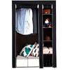 Home Fabric Dressing Room with Zipper Doors Measures 170x110x45cm