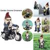 Novelty Gnomes Garden Statues Motorcycle Dwarf  Ornaments Outdoor Decor Naughty