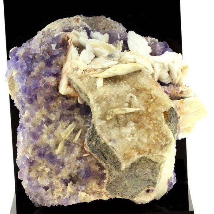 Pierres et Minéraux. Fluorite + Baryte. 3103.5 ct. Berbes, Asturias, Espagne.