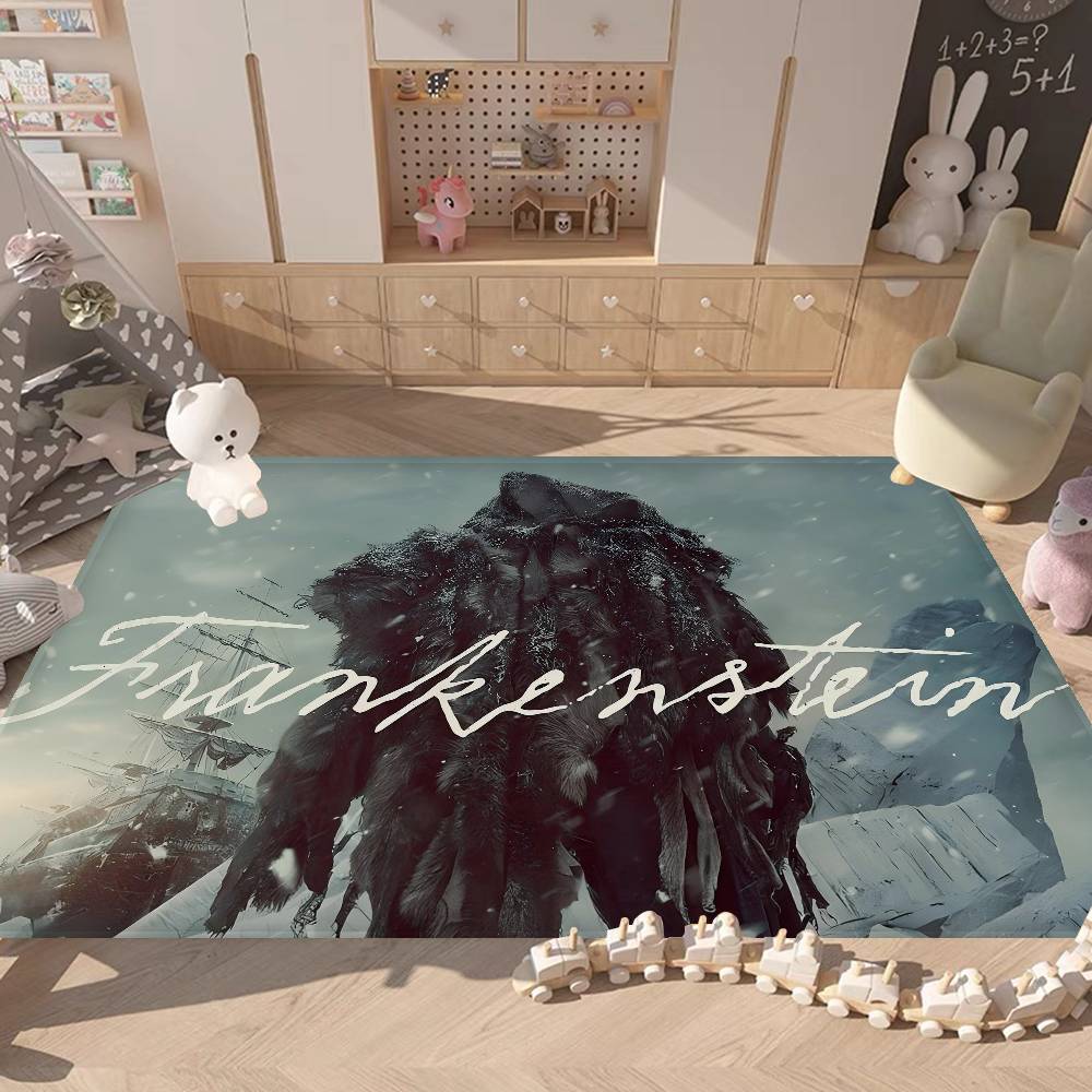 Movie F-frankenstein Floor Mat Non-Slip Laundry Room Mat Laundry Decor Balcony Child Living Room Household Carpets