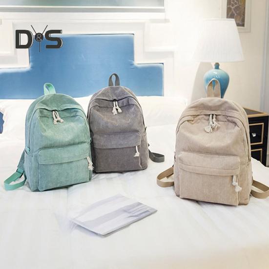 Однотонный вельветовый рюкзак с защитой от кражи, тренировочный рюкзак с регулируемыми ремнями, большая вместимость, унисекс, школьная сумка для путешествий, кемпинга, работы, спортзала