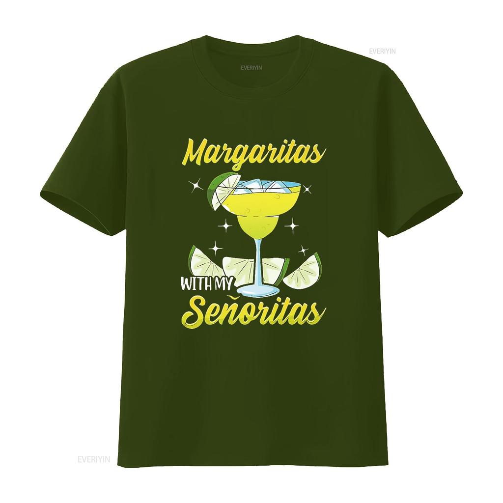 Женская футболка Margaritas With My Senoritas Tequila Party винтажная стираная удобная стильная уличная дышащая