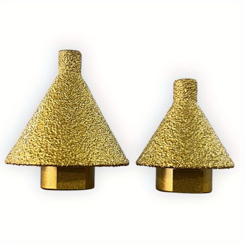 38/50MM Diamond Chamfering Tool, Ceramic Tile,Quartz Stone Drilling and Expanding Drill Bit, Stone Drilling Tool, Conical Umbrella Grinding Head