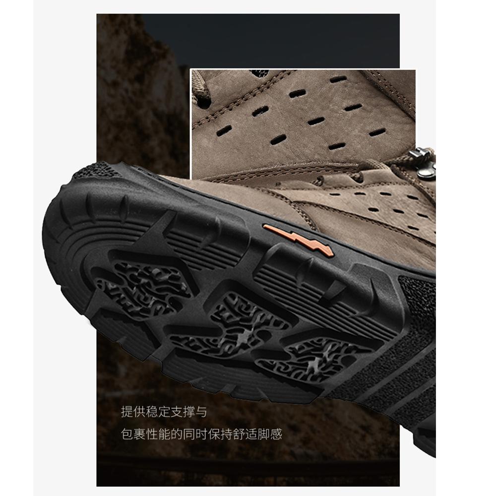 Outdoor Hiking Shoes Men Genuine Leather Camping Sneakers Man Casual Shoes Luxury Brand Casual Men's Footwear