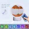 3D Sand Painting Remote Control Table Lamp with USB Flowing Quicksand Painting Decorative