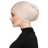 2024 New Soft Elastic Muslim Fashion Hijab Undercaps Women's Headscarf Hat Chemo Hats Hair Care Solid Color Turban Bonnet