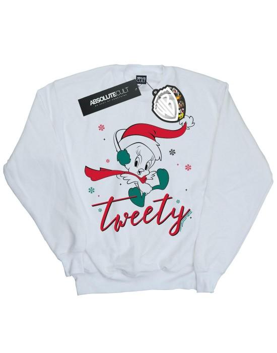 Looney Tunes Womens/Ladies Tweety Pie Christmas Sweatshirt