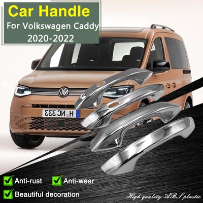 Для Volkswagen VW Caddy Chrome Дверная ручка Крышка Автомобильные аксессуары Гаджеты Стайлинг Защитная пленка