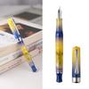 PENBBS 470 Вакуумная Заливка Перьевая Ручка Лезвие/Круглое Перо Ручка Большой Емкости Прозрачный Акрил Деловой Письменный Подарочная Ручка
