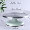 Baking Tools Aluminum Alloy Birthday Cake Turntable Plastic Ceramic Turntable Glass Turntable 10/12 INCH Flower Mounting Table