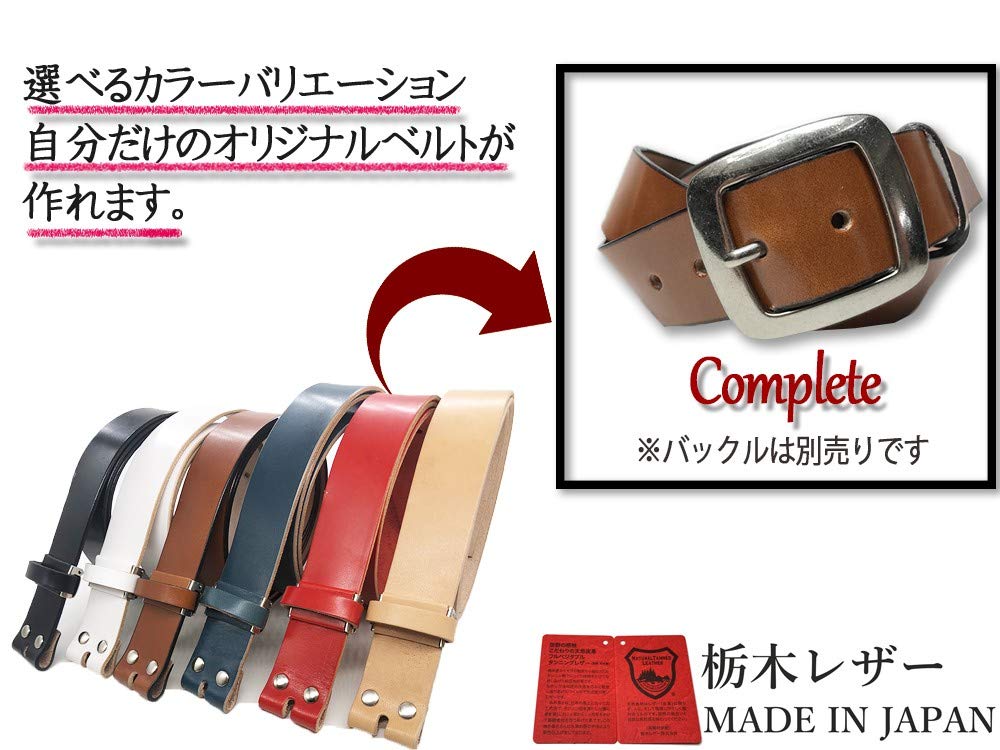 Ремень WING LEATHER Tochigi из натуральной кожи для мужчин - сменный ремешок, повседневный, сделано в Японии, коровья кожа, стильный, однотонный, 40 мм, размер M.