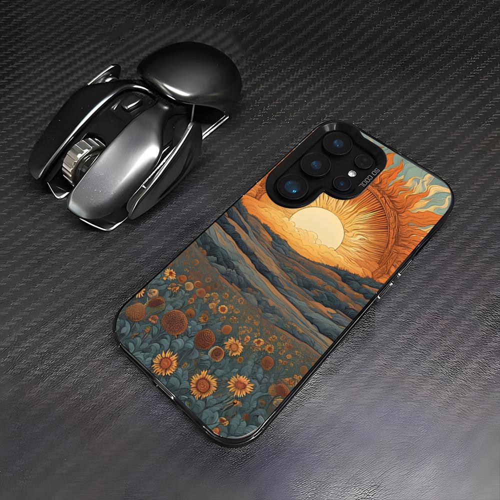 Красивый чехол для телефона с подсолнухом для Samsung S26 S25 Plus S20 S20 Plus S22 Ultra S23 FE S21 Plus S21 Ultra Цветная крышка
