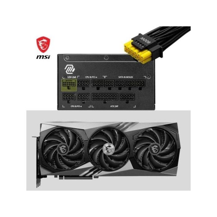 Fuente De Alimentacion MSI 1000W 80 Plus Gold MAG A1000GL Modular ATX 3.1 PCIe 5.1