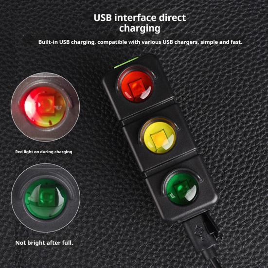 Велосипедный задний фонарь светофора 3 цвета USB перезаряжаемый МТБ дорожный горный велосипед мультяшный «сосисочный рот» предупреждающий задний фонарь для ночной езды