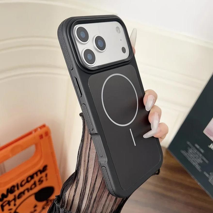Новый двуцветный матовый матовый магнитный чехол для телефона для iPhone 17 Air 16 15 14 Plus 13 12 11 17 Pro Max Для Magsafe Защитный чехол