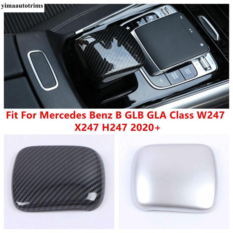ABS Car Gear Shift Knob Head Handle Cover Trim Accessories Interior For Mercedes-Benz B GLB GLA Class W247 X247 H247 - 2024