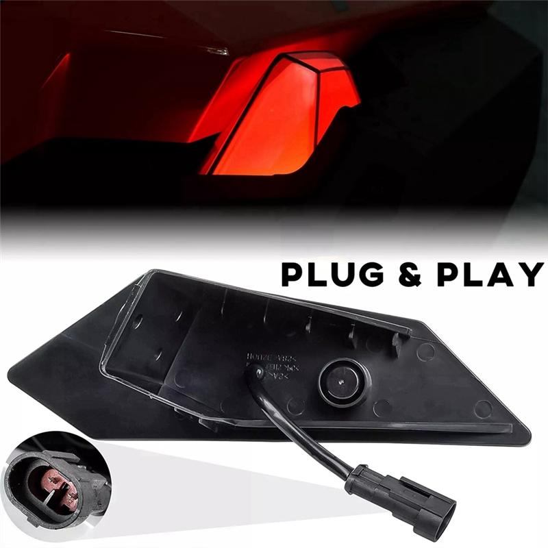 Clear LED Rear Side Marker Light For Polaris RZR PRO XP/ XP 4 -2024