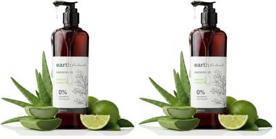 Kimirica Earth Persian Lime Гель для душа 290 мл, 100% веганский и без парабенов | Увлажняющий, питательный, мягкий очищающий гель для душа для женщин и мужчин | Пер