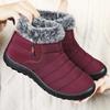 Shoes Women's Cotton Shoes Snow Boots Fleece Thickened Cotton Boots Warm Women's Boots One Pedal Women's Short Boots