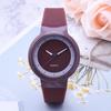 Girls Students Quartz Analog Jelly Silicone Band Round Dial Watch