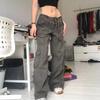 High-Quality European & American Slim High-Waist Multi-Pocket Casual Women's Trousers