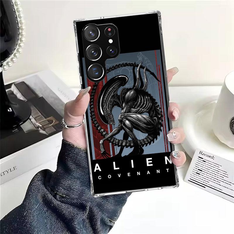 Крутой Мягкий Чехол Для Телефона A-Alien X-Xenomorph Для Samsung Galaxy S22 S23 S24 S25 Edge S26 Ultra S20 FE S21 Plus + Fundas Coque Galaxy