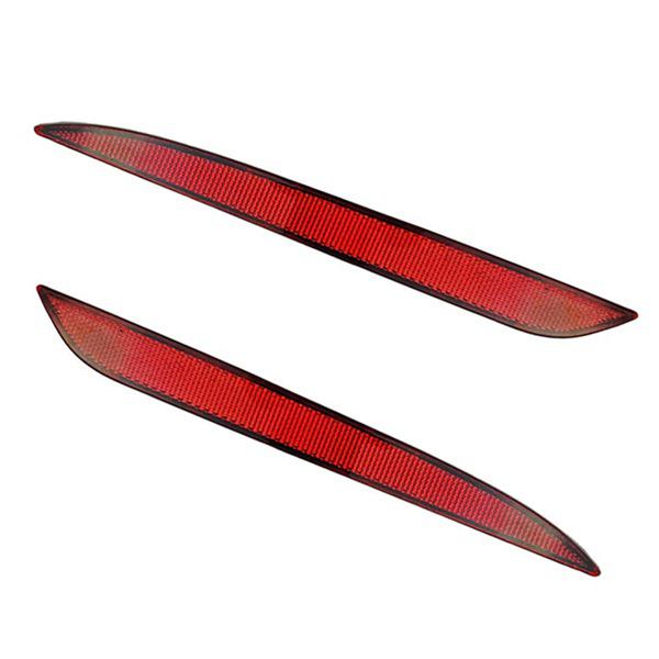 Pair of Rear Bumper Reflectors for 2017-2022 Tesla Model 3