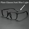 New Temperament Anti Blue Light Glasses Large Frame Flat Light Eye Protection Glasses Neutral Decorative Glasses