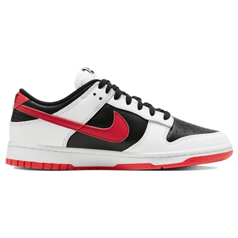 Nike Dunk Low Retro White Black University Red Skate Shoes Sneakers FD9762-061