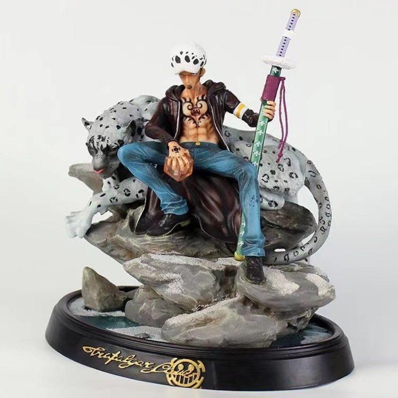 One Piece GK ПВХ Трафальгар Ло Аниме Фигурка Модель Игрушка Изысканное Настольное Украшение Коллекционная Модель Сюрприз для Мальчика Подарок на Фестиваль
