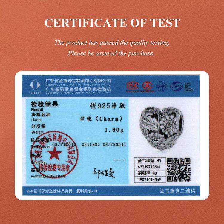 WOSTU 925 Sterling Silver Romance Retro Vine Charms for Women Girls Bracelet & Bangle DIY Jewelry