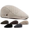 Модные мужские плоские шляпы с вышивкой из хлопка, тонкие женские береты, повседневные кепки газетчика, весна-лето, солнцезащитные козырьки, унисекс, береты