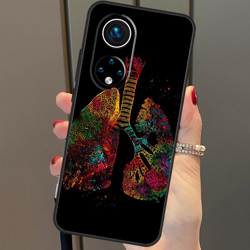 Человеческое Сердце Мозг Легкие Чехол Для Honor Magic 6 Pro 5 Lite 50 70 90 X6 X7 X8 X9 Honor X6a X7a X8a X9a X8b X9b Обложка