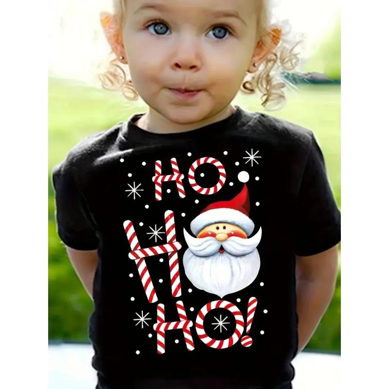 Летние футболки с круглым вырезом, 3D, милые мультяшные, с рождественским принтом, модные, повседневные, с коротким рукавом, детские, для мальчиков и девочек, детские, унисекс