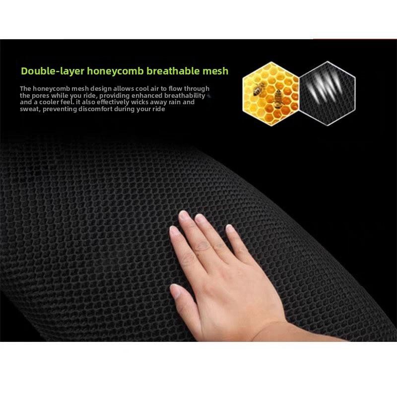 Thickened Shock Absorption Rebound Seat Cushion Cover for FORZA350/300 Motorcycle Thermal Insulation Sun Protection