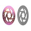 145mm Electric Scooter Brake Rotor, 44mm Diagonal, Round Disc