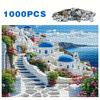 Пазл из 1000 деталей с изображением природных пейзажей, животных на ферме, креативных известных картин