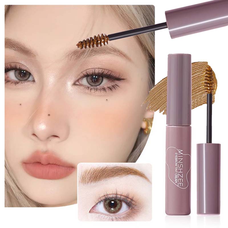 4 Colors Eyebrow Tint Waterproof Long Lasting Coffee Brown Eyebrow Gel Paint Eyebrow Tint Makeup Tool Brow Enhancer Cream